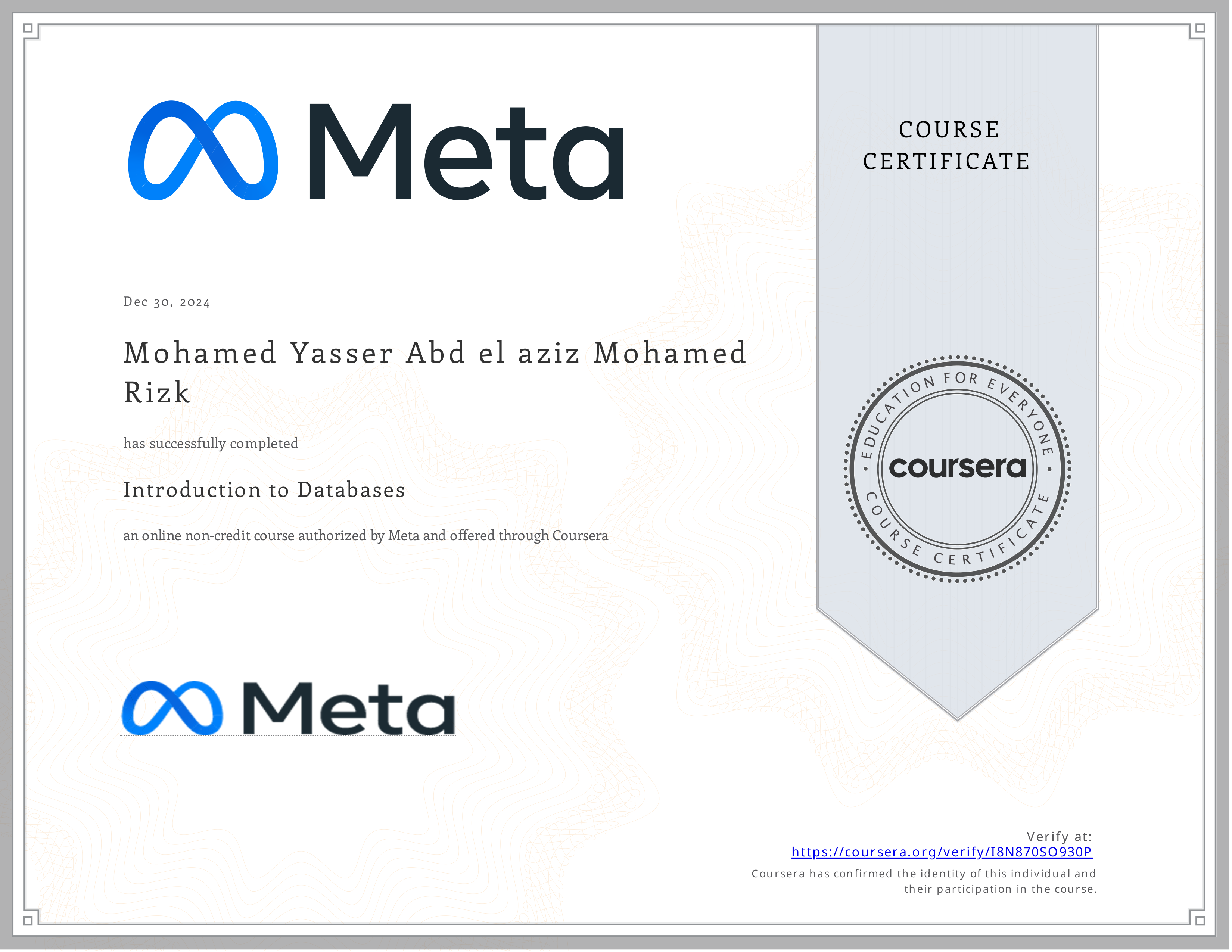 Mohammed Database Mohamed Yasser
